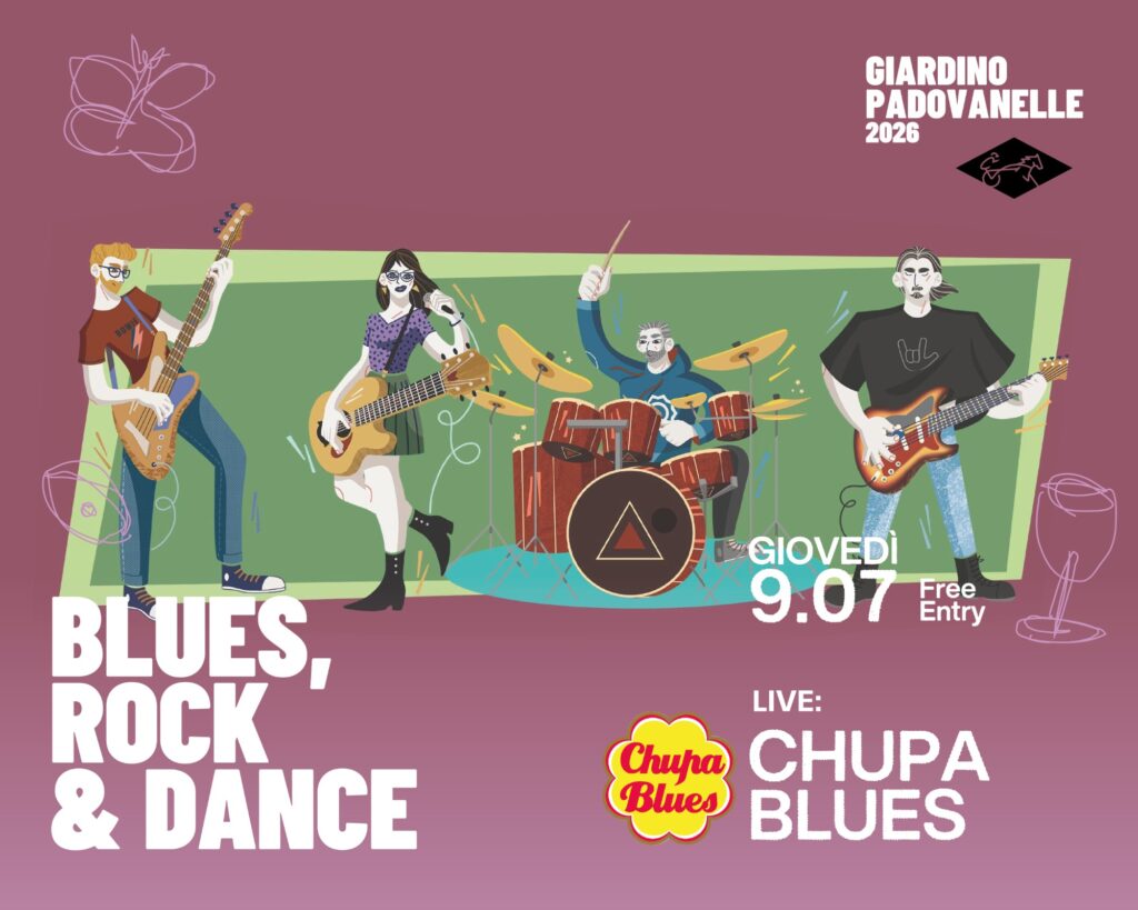 Chupa Blues live al Giardino Padovanelle — giovedì 9 luglio 2026